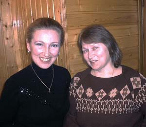 Лена Вовкова и Таня Рыбникова